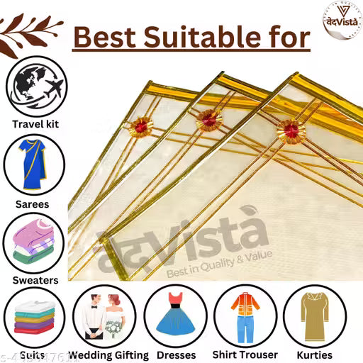 Premium Single Saree cover (PACK OF 10)